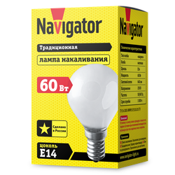 Лампа Navigator 94 317 NI-C-60-230-E14-FR