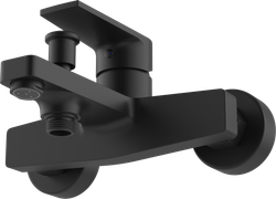 Смеситель для ванны с душем STWORKI Берген S21100BK матовый черный