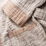 Детский халат Melinda из органического муслина | коричневый