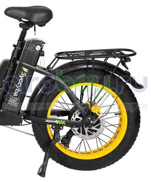 Электровелосипед Syccyba F11 Pro (48V/20Ah) - Жёлтый обод фото №6