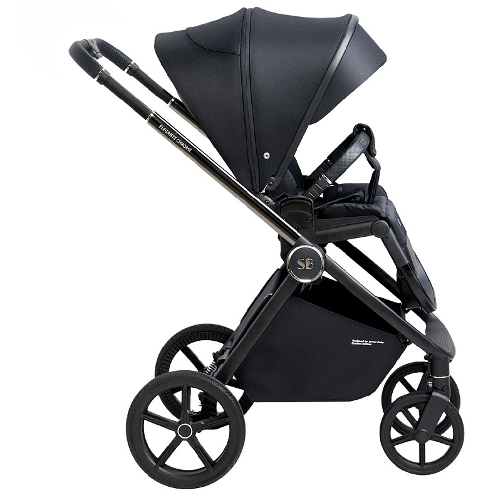 Детская коляска Sweet Baby Elegante 2 в 1 Chrome Black