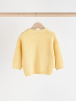 Вязаные свитер и брюки в комплекте для малышей Next Q94-942, Желтый