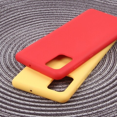 Панель Soft Touch для Samsung Galaxy A71, 007002 Темно-розовый