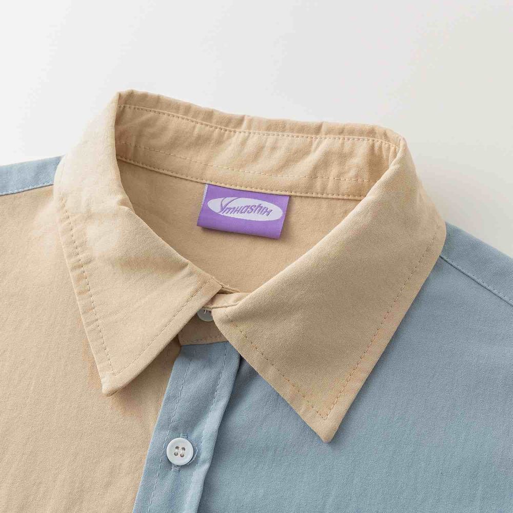 Сорочка Ymkashix Puff мужская песочный / голубой