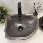 Раковина из речного камня RS-62803 (42*32*15) 55