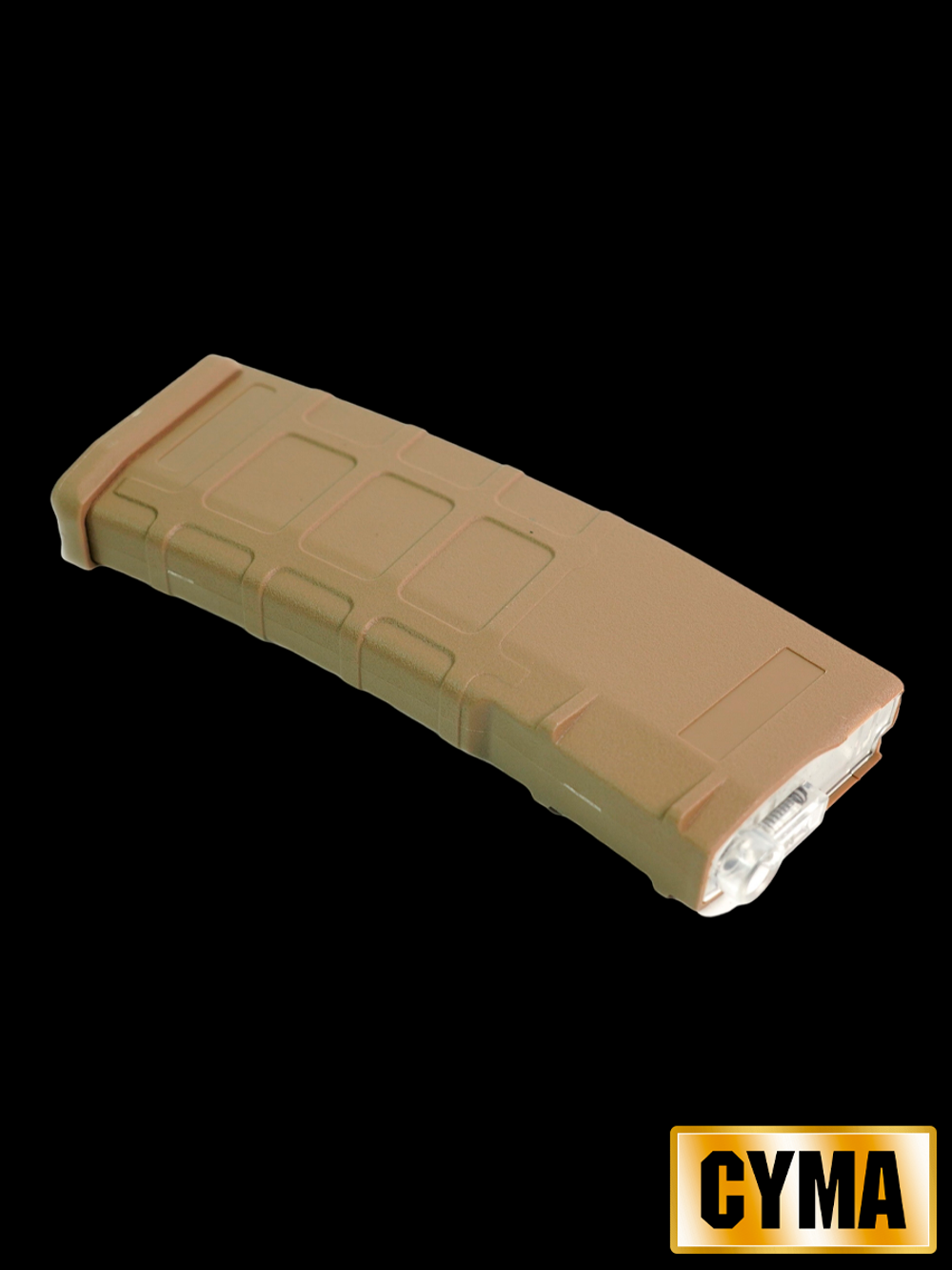 Магазин механический Cyma для М-серии Magpul на 160 шаров (M127A). Desert