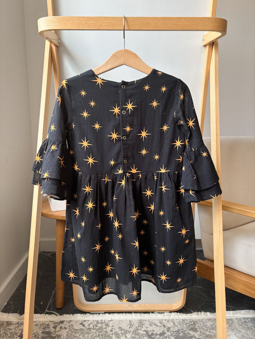 Хлопковое платье Mini Rodini, 104