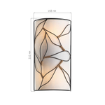 *SL6228.401.02 Светильник настенный ST-Luce Черный/Бежевый E27 2*60W ROOT