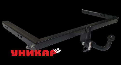 Фаркоп Volkswagen Tiguan с 2007-2016 г. (без электрики) (Уникар)