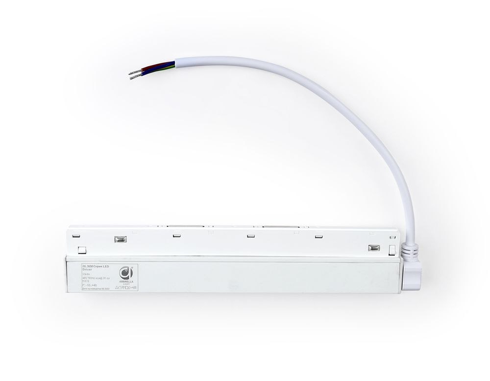 Ambrella Блок питания 100W внутренний с вводом питания для шинопровода Magnetic 20мм 48V Track System GL3650