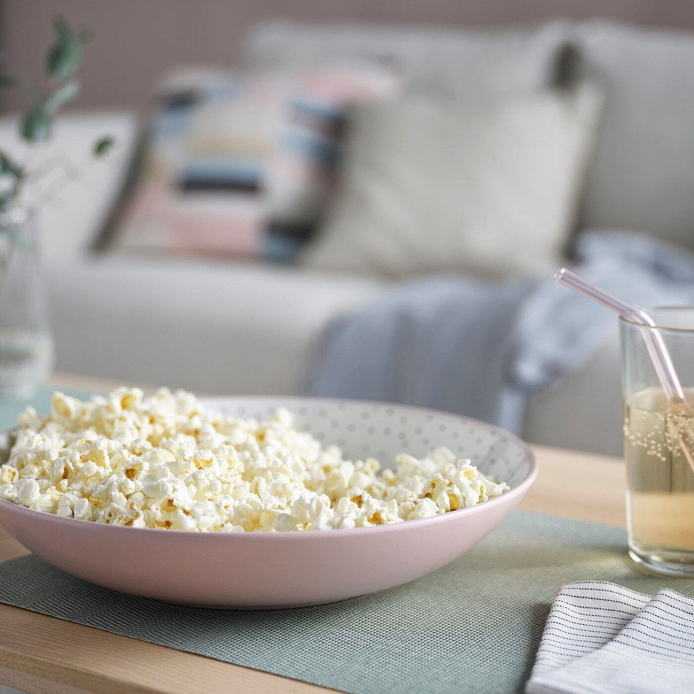 IKEA STENTICKA  (ИКЕА СТЕНТИСКА)  -  Миска, розовая, 30 см