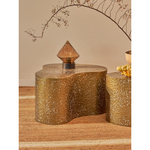 Светильник настольный frozen light, D20х23 см, янтарный