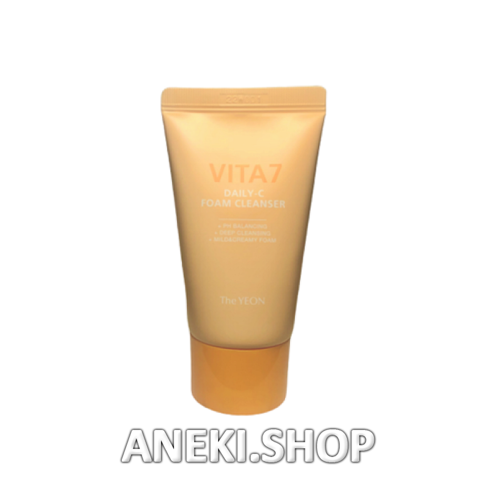 Пенка для умывания 30 мл The Yeon Vita7 daily-C foam cleanser