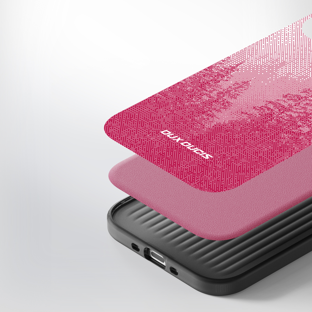 Чехол с MagSafe красного цвета для iPhone Air, серия Moro Series Magnetic от Dux Ducis