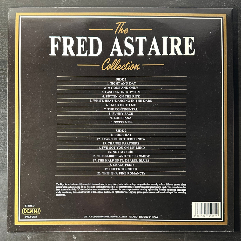 Fred Astaire ‎– The Fred Astaire Collection - 20 Golden Greats (Италия 1985г.)