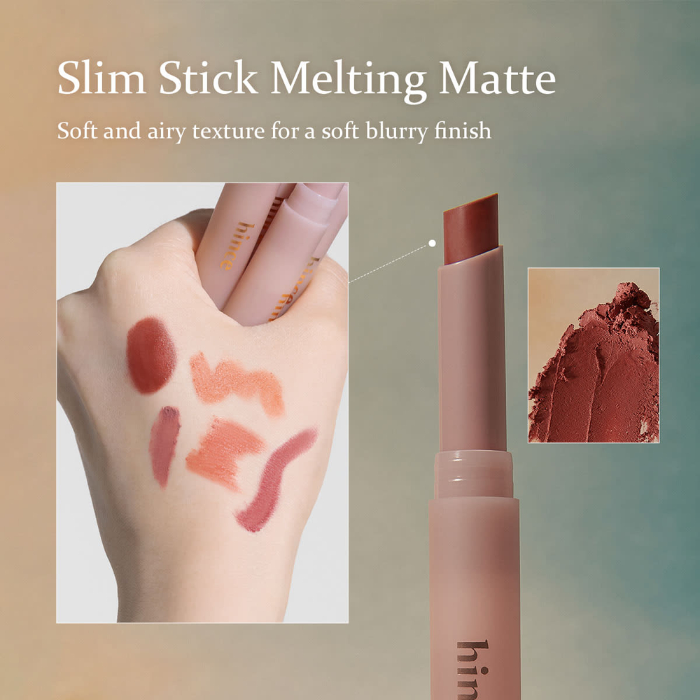 Hince, Slim Melting Matte, матовый стик, SM001 Deja Vu, 1,6 г (0,05 унции)