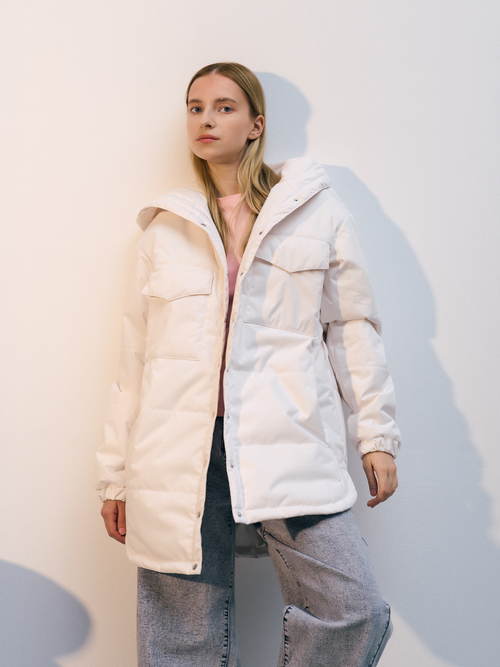 Куртка демисезонная "Эмми" молочный