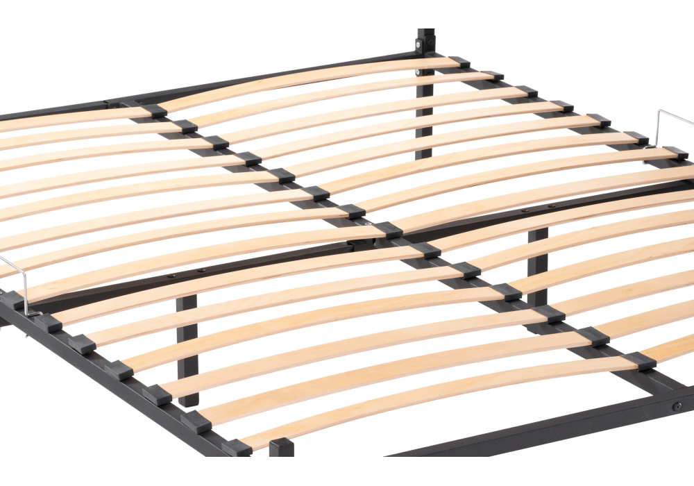 Полутораспальная кровать Фади 140х200 черная