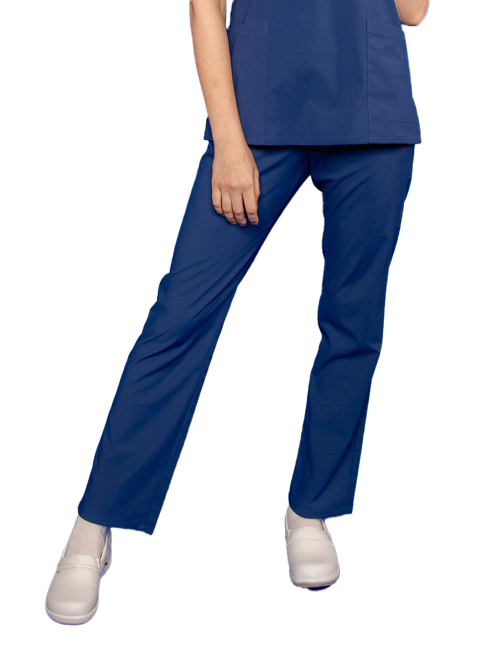 Брюки медицинские женские Pulse R122 с эластичным поясом, коралловый, 50