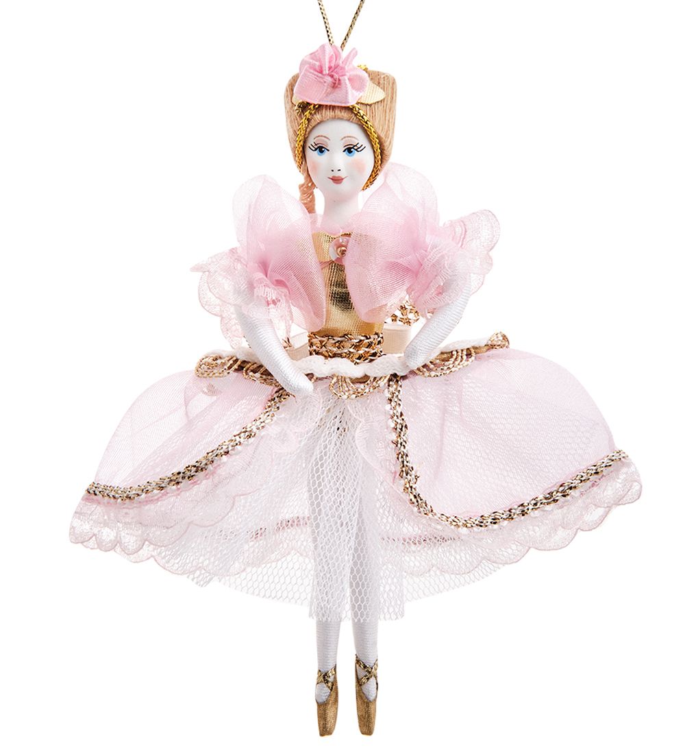 RK-936 Кукла подвесная «Балерина в юбочке с фижмами»