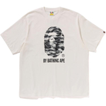 A Bathing Ape Bathing Ape Logo Printed Футболка айвори IVX