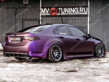 Диффузор с килями заднего бампера для Honda Accord 8