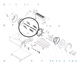 Пружины для возврата поршня кулачков (TUBH47PM/PI/E, H46PM, комплект 12 шт., позиция №21)