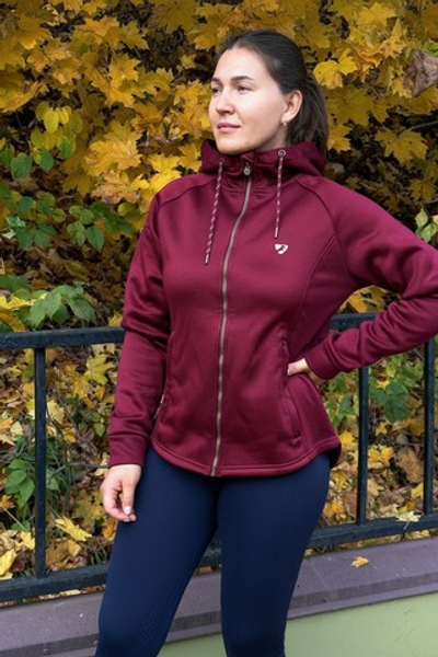 Толстовка на молнии Shires Aubrion Kilburn Wine Red