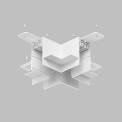 TR2114-WH Коннектор трека SMART для ГКЛ , \&amp;quot;X\&amp;quot; образный, механический , белый