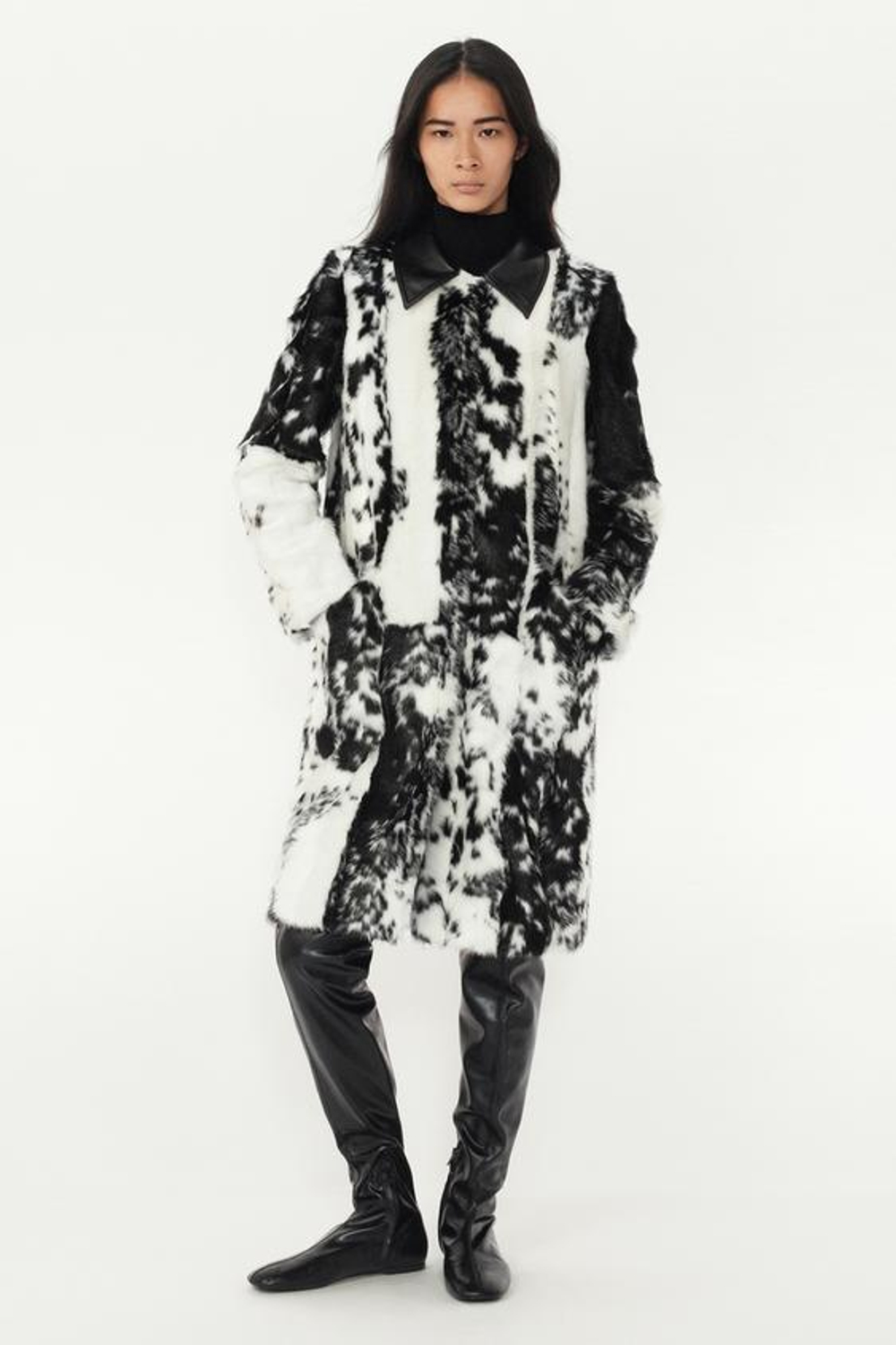 Пальто с животным принтом - THE ITEM ZARA WOMAN - ZARA