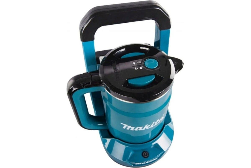 Чайник аккумуляторный, LXT 2х18В, объем 800 мл, клапан в крышке, метал.фильтр, док-станция  Makita DKT360Z