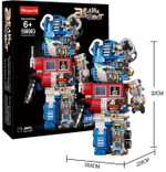 Конструктор Wangao BearBrick 188003: Оптимус Прайм, 1807 деталей