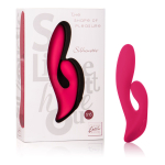 Двойной красный вибратор Silhouette S15 - 20 см. (Цвет: красный)