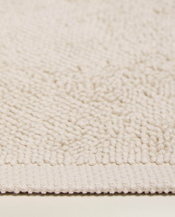 ZARA HOME КОВРИК ДЛЯ ВАННОЙ ИЗ ОРГАНИЧЕСКОГО ХЛОПКА, БЕЖЕВЫЙ