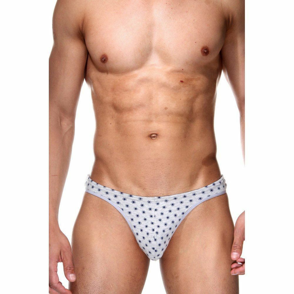 Трусы мужские стринги серые Blue Sun DARKZONE DZN6630