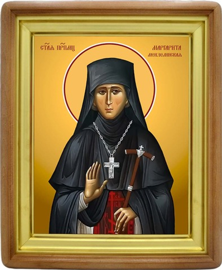 Маргарита (Гунаропуло) Мензелинская преподобномученица. Икона на холсте.