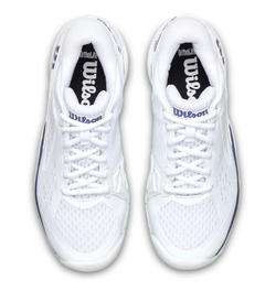 Детские Кроссовки теннисные  Wilson Rush Pro Ace Jr - white/bay/skipper blue