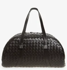 Дорожная сумка Bottega Veneta Intrecciato черный
