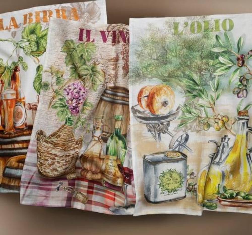 Кухонное полотенце 52х72см Servalli Vino вино