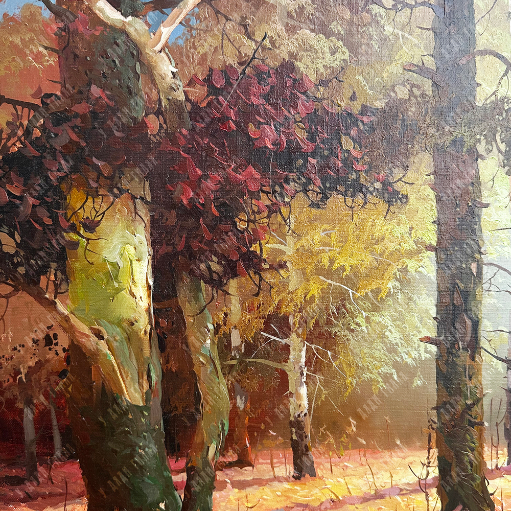 Быков В. А. (р. 1958 г.) Летние лучи. Холст, масло. Россия, 2020 г.