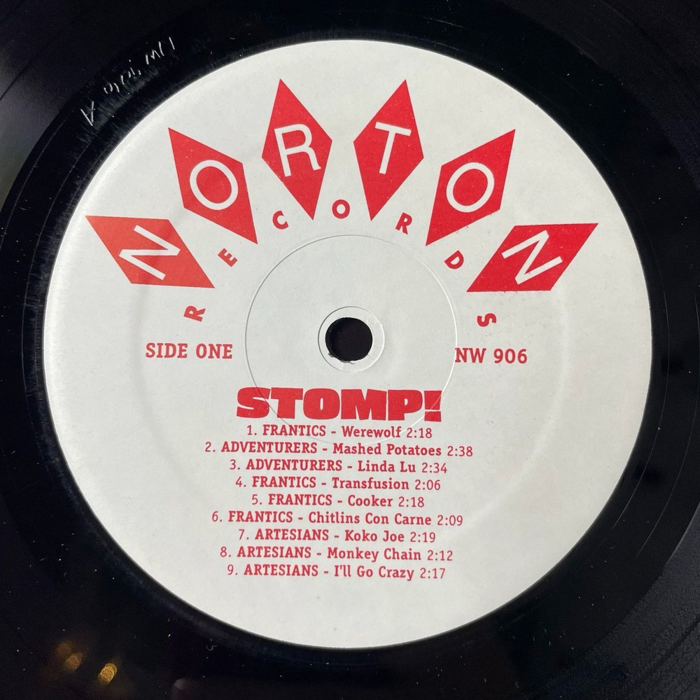 Винтажная виниловая пластинка LP Stomp Northwest Killers 1960-64: Rare & Unissued Blasts From The Vaults Of Kearney Barton Volume 1 (USA 2001)