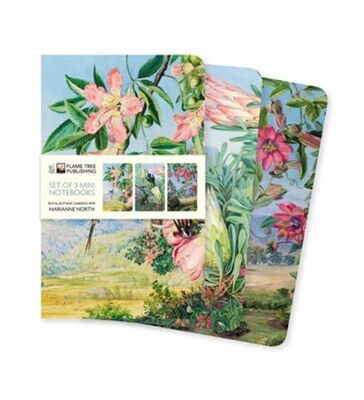 Bloknot \ Блокнот \ Notebook  Kew Gardens&#39; Marianne North Set of 3 Mini Notebooks