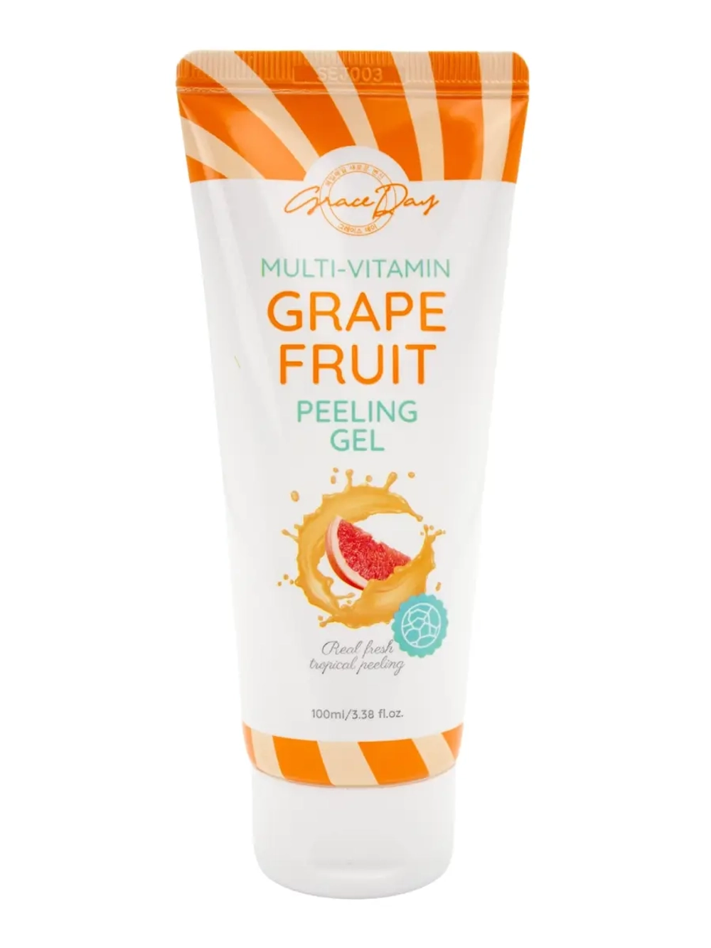 GRACE DAY - ПИЛИНГ-ГЕЛЬ ДЛЯ ЛИЦА С ЭКСТРАКТОМ ГРЕЙПФРУТА MULTI-VITAMIN GRAPEFRUIT PEELING GEL, 100 МЛ