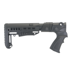 Пластиковый приклад МР-155, МР-135, DLG Tactical. Черный