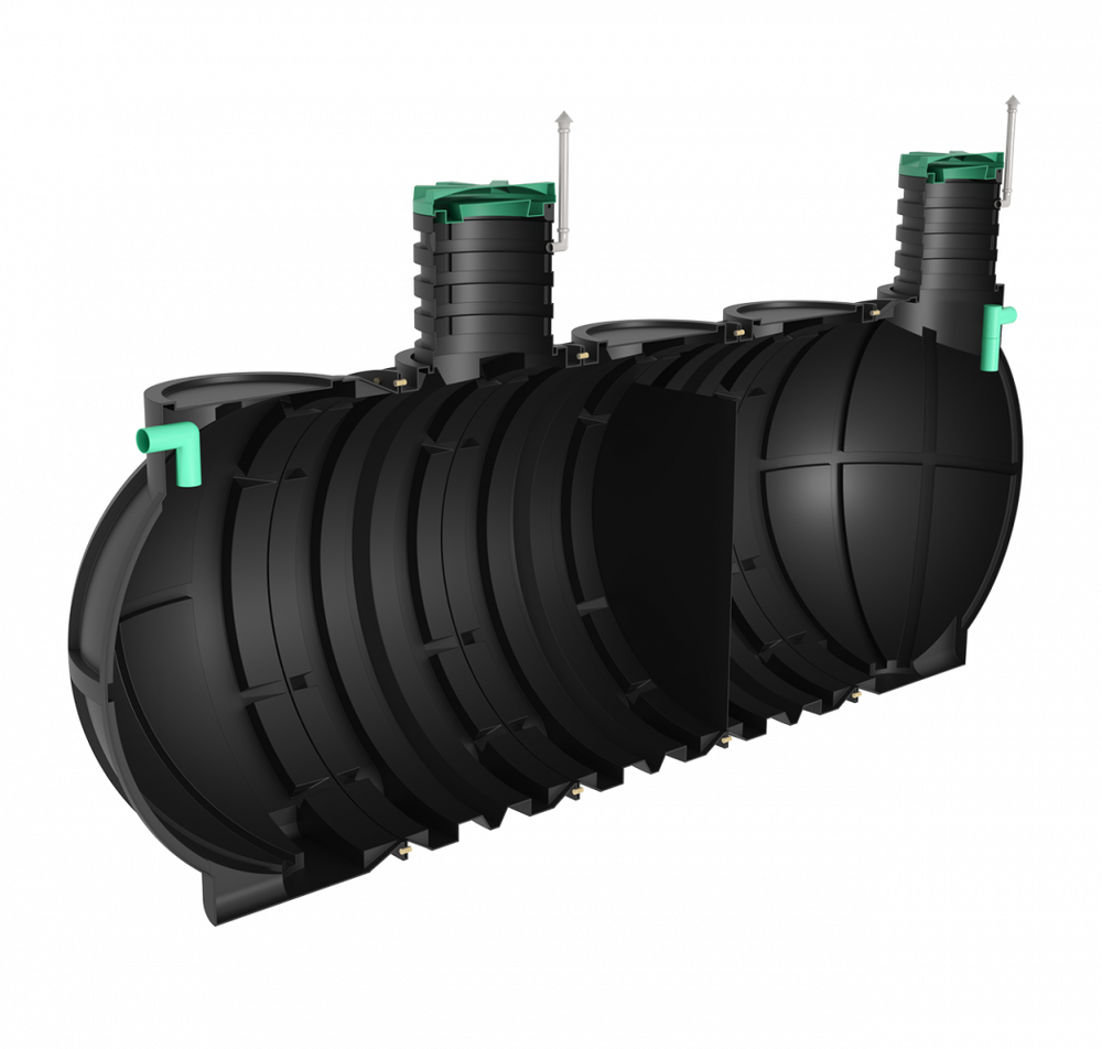 Пескоуловитель Мультпласт 25000 л.(6770x2400x2400см;985кг;) - арт.561615