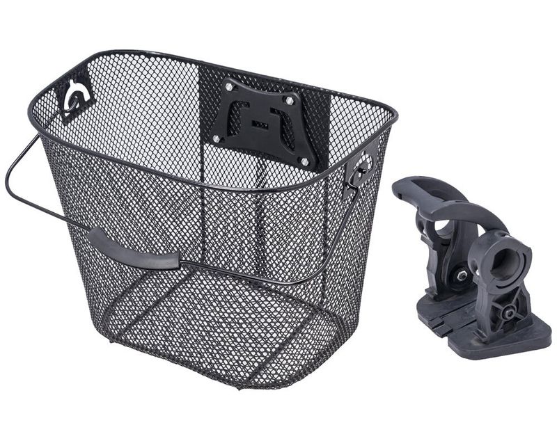 Передняя корзина для велосипеда с быстросъемным креплением