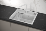 Кухонная мойка GRANULA Kitchen Space (6003, АРКТИК)