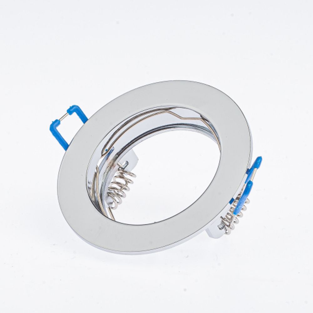 Светильник встраиваемый ЭРА KL1 SN под лампу MR16 GU5.3 сатин никель | Литые встраиваемые светильники