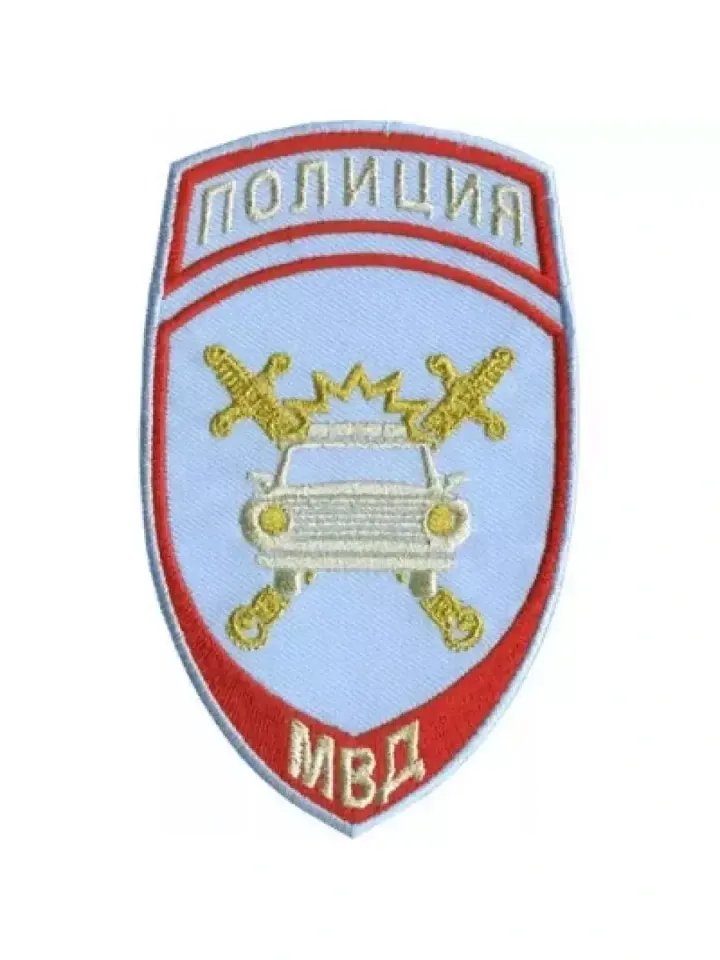Шеврон Полиция ДПС вышитый (голубой)