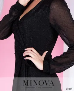 Платье 1120-черный Minova